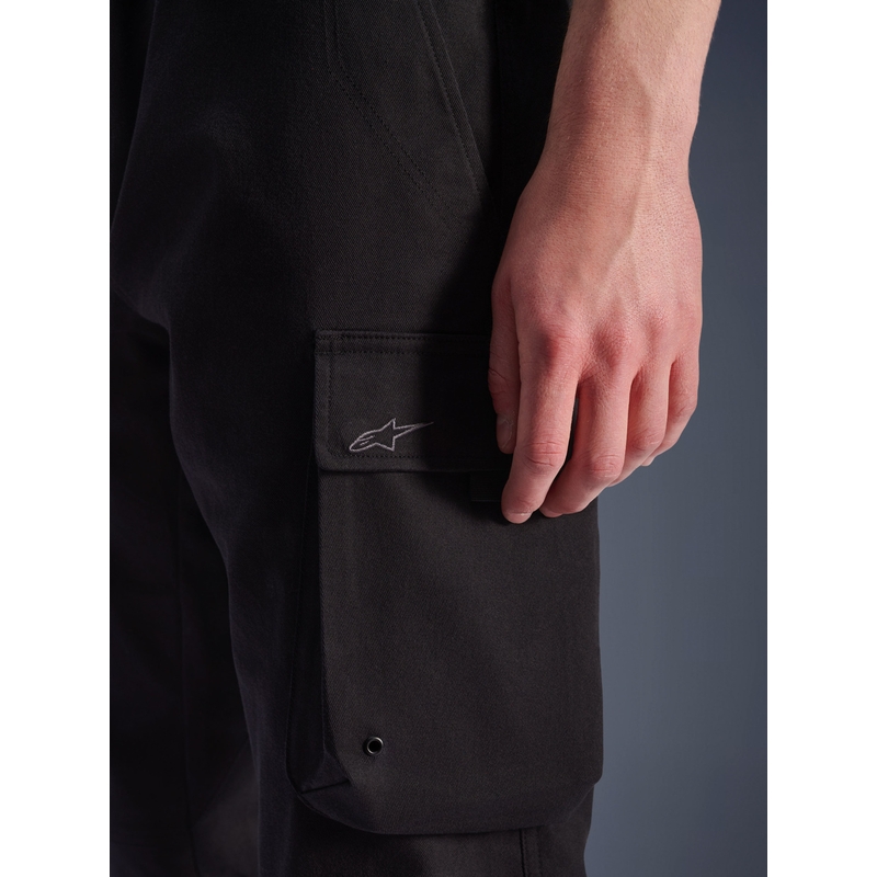 Мотоциклетни панталони Alpinestars Flex-AST Cargo черно-черно