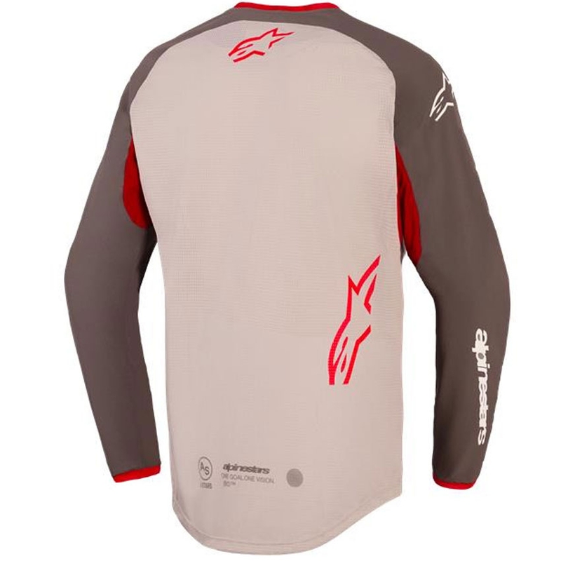 Alpinestars Maxdura Dual мотокрос фланелка кафяво-оранжева