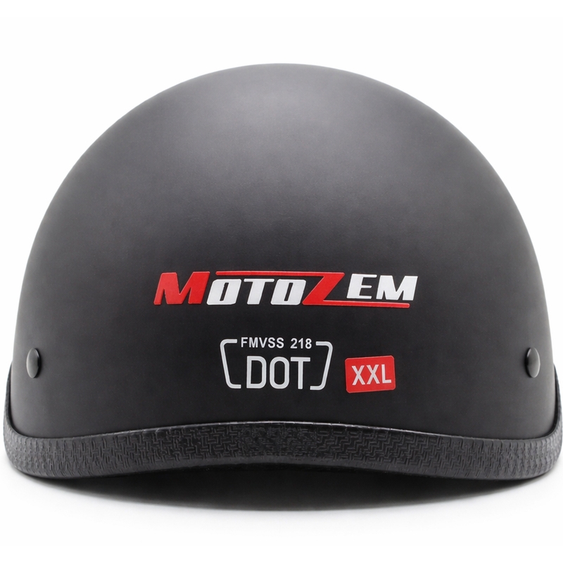 Каска с отворено лице MotoZem черна