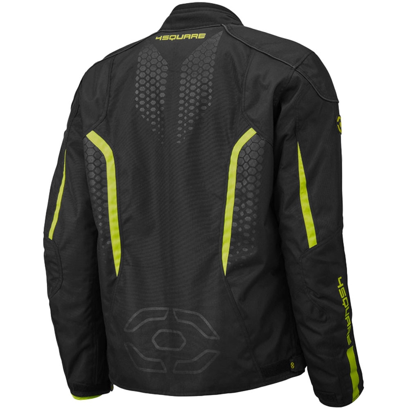Мото яке 4SQUARE Sportster Dart черно-флуоресцентно жълто