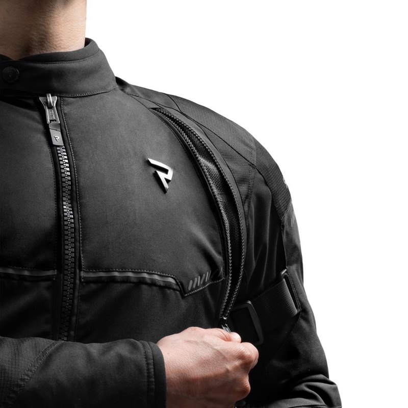 Черно мотоциклетно яке Rebelhorn Swift