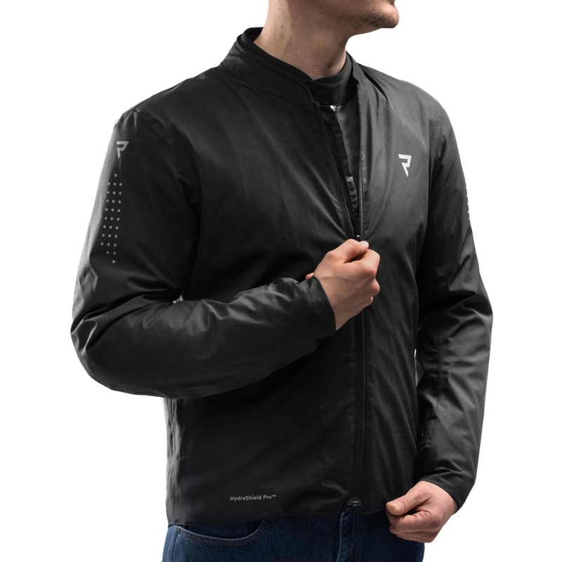 Мотоциклетно яке Rebelhorn Swift черно-тъмносиво-червено