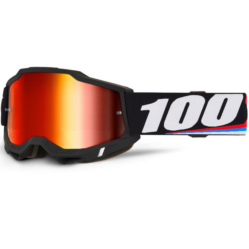 Мотокрос очила 100% ACCURI 2 Magnus с червен плексиглас
