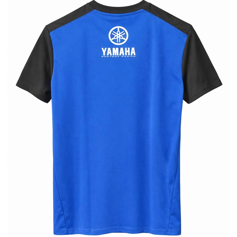Тениска Yamaha White Tape синя