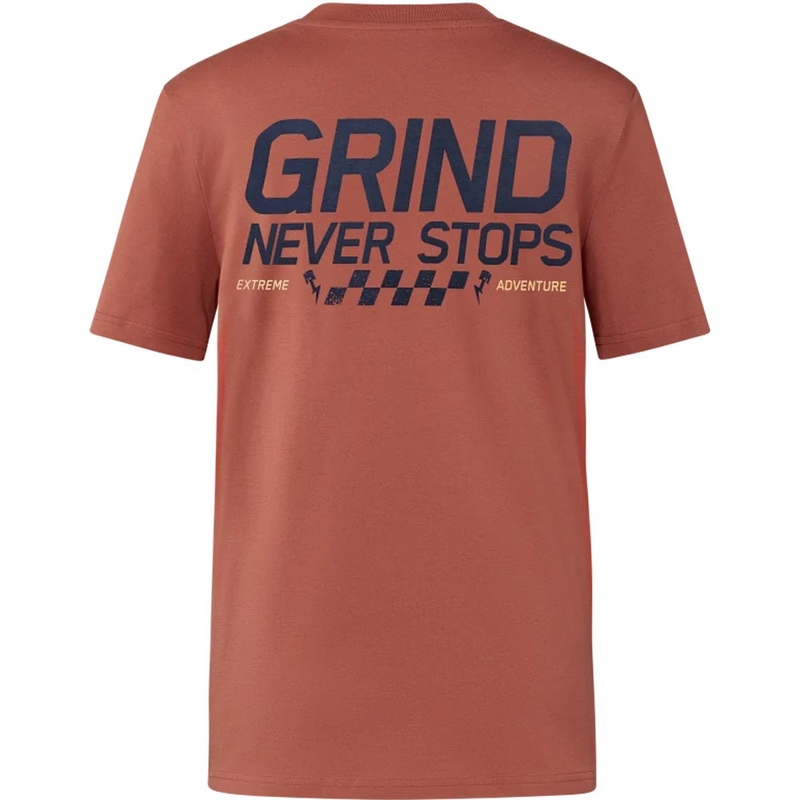Тениска KTM Red Bull Racing Grind тъмнокафява