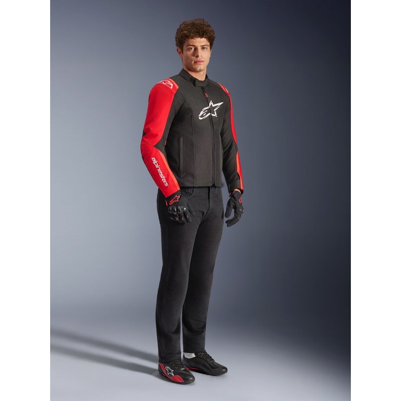 Alpinestars T-SPS 2 Водоустойчиво мотоциклетно яке, червено-черно-бяло