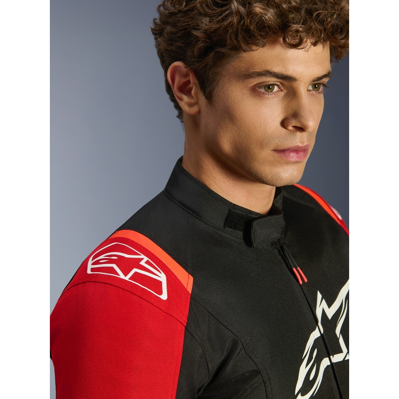 Alpinestars T-SPS 2 Водоустойчиво мотоциклетно яке, червено-черно-бяло
