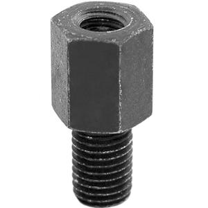 Редуктор за резба на огледалото за обратно виждане (вътрешна резба M8 дясна/външна резба M10 дясна) черен