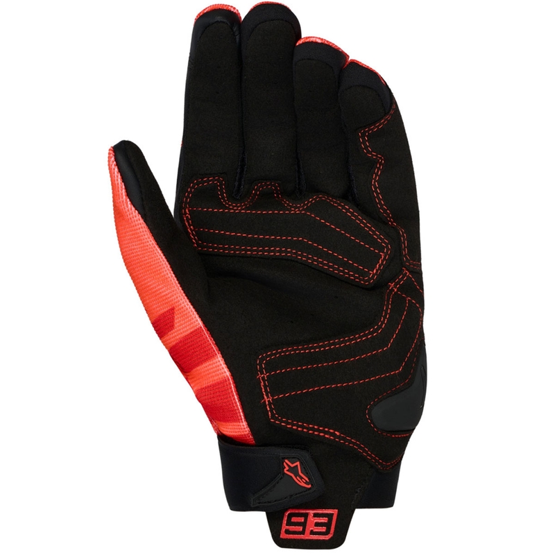 Мото ръкавици Alpinestars SP X 1 MM93 колекция флуоресцентно червено-червено-черно