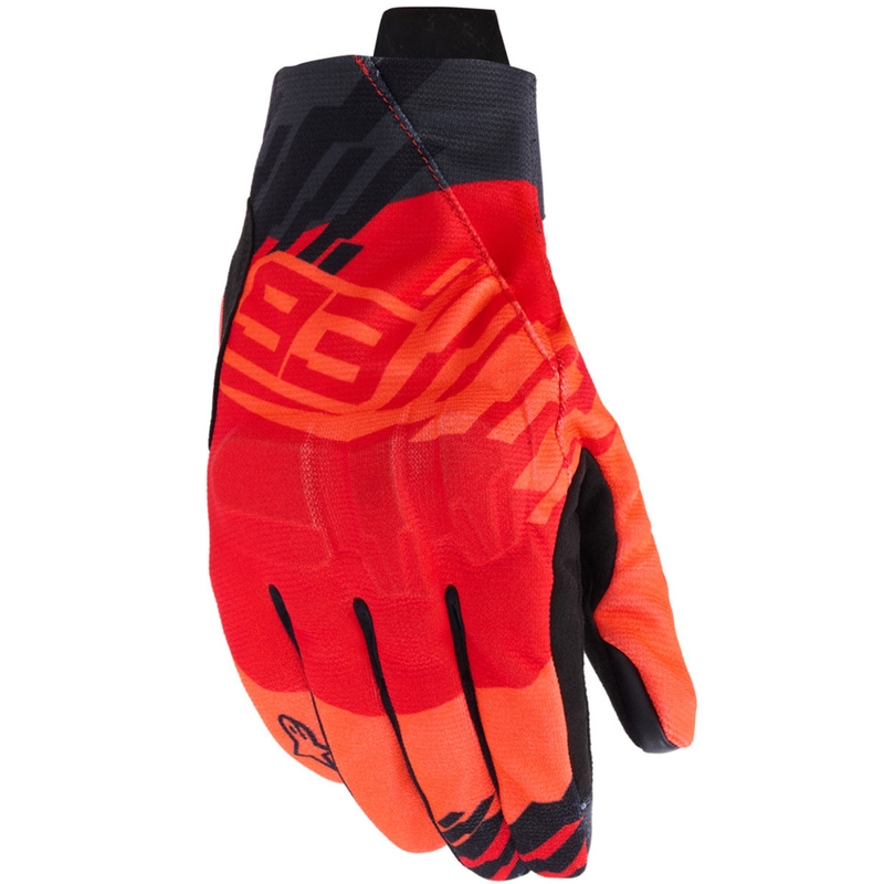 Мотоциклетни ръкавици Alpinestars Reef V2 MM93, Fluo Collection, червено-червено-черно