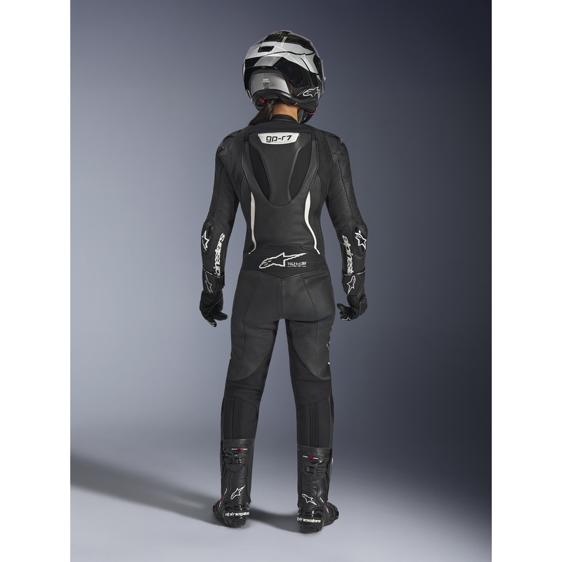 Дамски едноделен кожен мотоциклетен костюм Alpinestars Stella GP-R7, черен