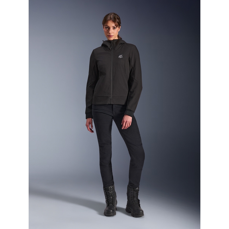 Дамско мотоциклетно яке Alpinestars Stella Radium Tech Hoodie, черно