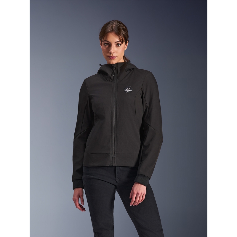 Дамско мотоциклетно яке Alpinestars Stella Radium Tech Hoodie, черно