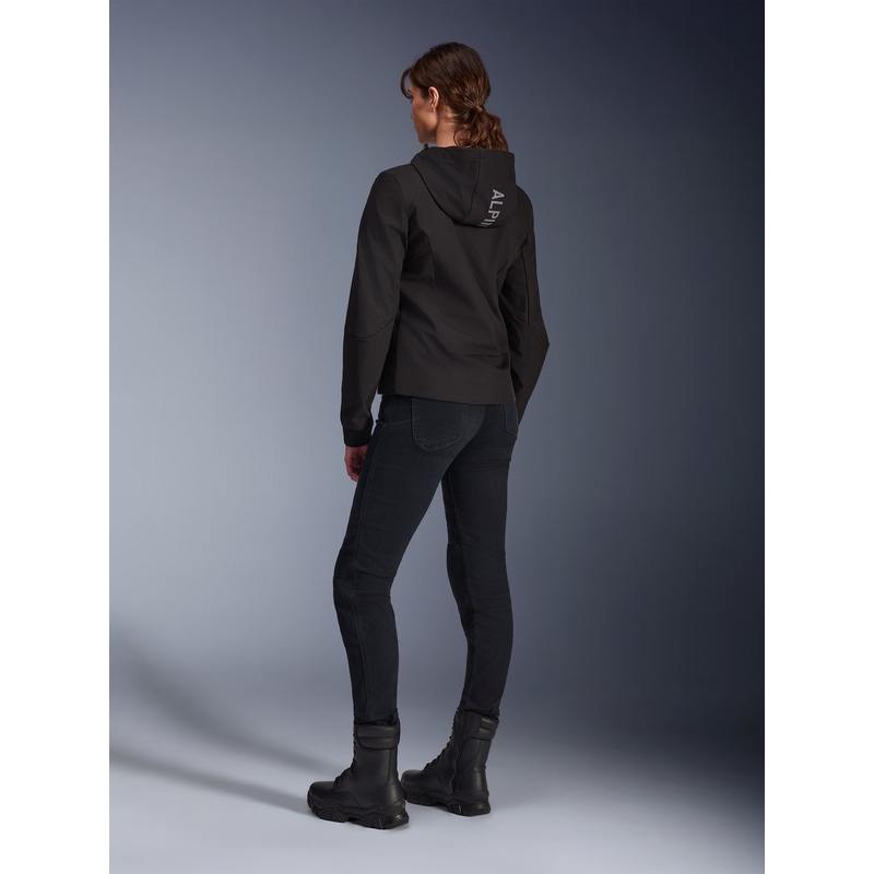 Дамско мотоциклетно яке Alpinestars Stella Radium Tech Hoodie, черно