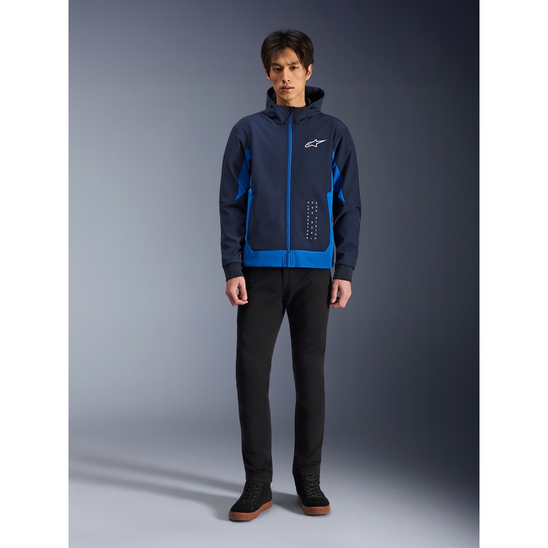 Alpinestars Radium Tech Hoodie мотоциклетен суитшърт, тъмносиньо-син