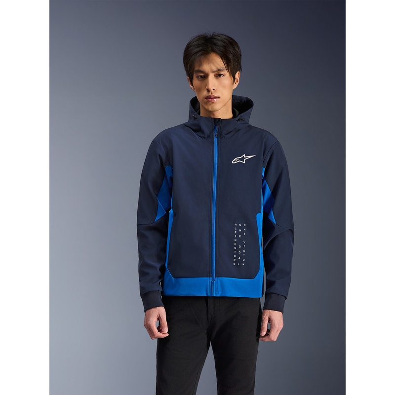 Alpinestars Radium Tech Hoodie мотоциклетен суитшърт, тъмносиньо-син