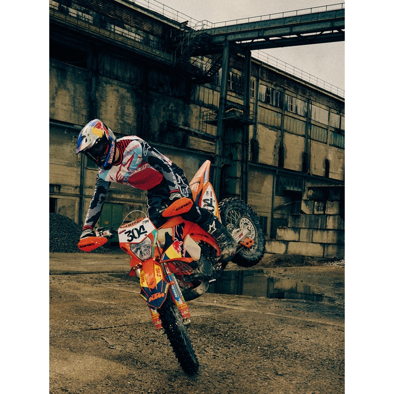 Alpinestars Supertech S-M7 лимитирана серия Beast Coast мотокрос каска сиво-черно-оранжева