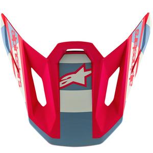 Alpinestars Supertech S-M7 лимитирана серия Beast Coast визьор за мотоциклетна каска, сиво-черно-оранжев