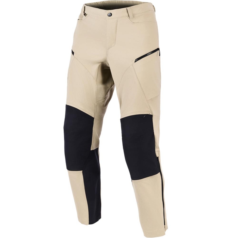 Дамски мотоциклетни панталони Alpinestars Stella Explore AST, светлокафяво-черни