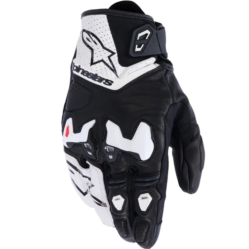 Мотоциклетни ръкавици Alpinestars SP-R TECH, бяло-черни