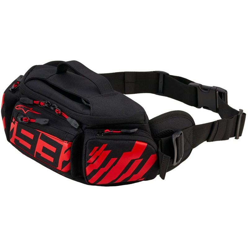 Чанта за кръста ALPINESTARS MM93, колекция, черно-червена, 2.5 л