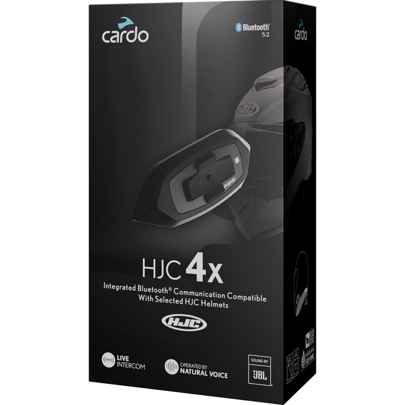 Мотоциклетен интерком Cardo HJC 4X, черен