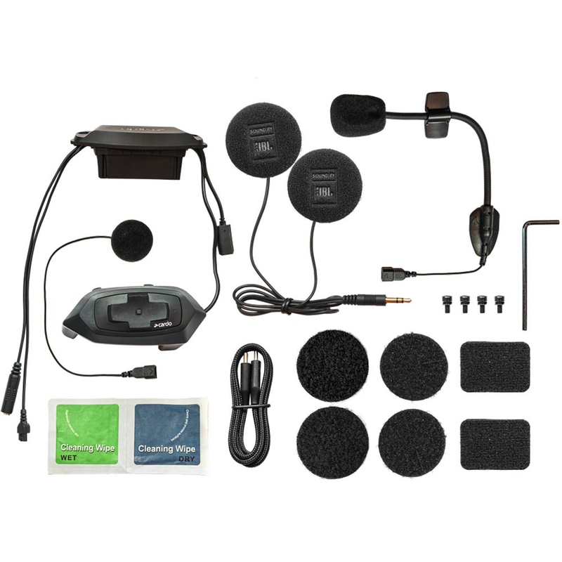 Мотоциклетен интерком Cardo HJC Packtalk, черен