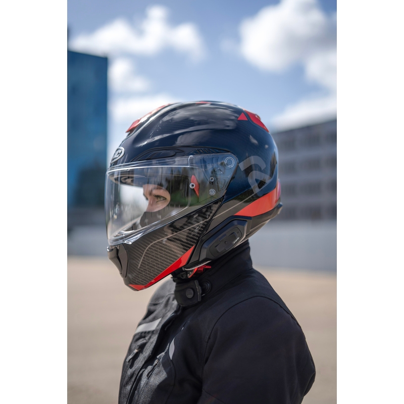 Мотоциклетен интерком Cardo HJC Packtalk, черен