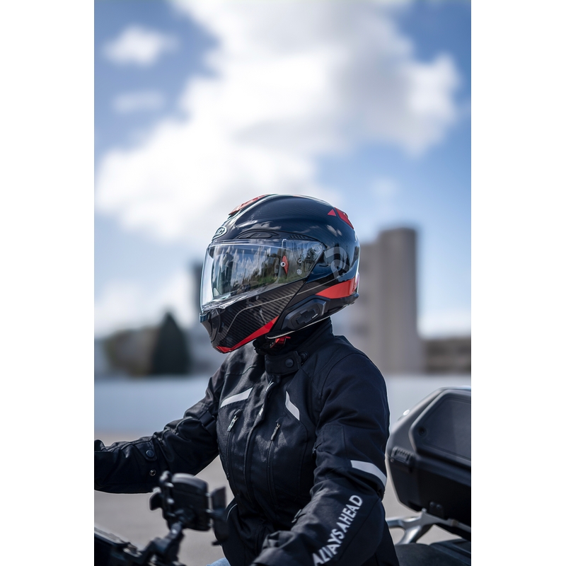 Мотоциклетен интерком Cardo HJC Packtalk, черен