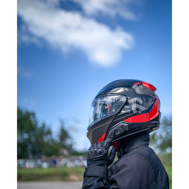 Мотоциклетен интерком Cardo HJC Packtalk, черен