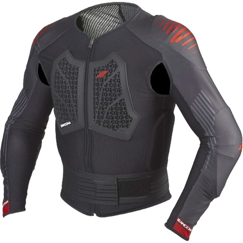 Протектор за тяло Zandona Action X8 черно-червен 180-189 cm