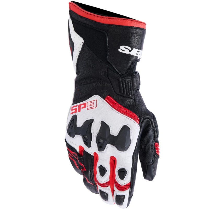 Мотоциклетни ръкавици Alpinestars SP-9 черно-бяло-червено