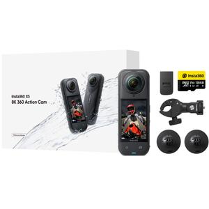 Insta360 X5 Комплект за мотоциклетна екшън камера, черна