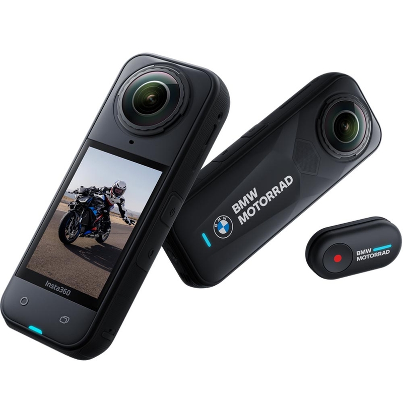 Екшън камера Insta360 X5 BMW Motorrad Edition, черна