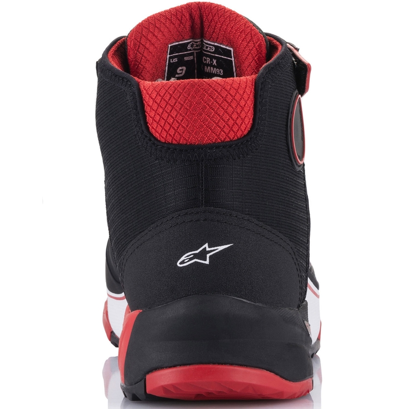 Колекция мотоциклетни ботуши Alpinestars CR-X Drystar MM93 черно-червено-бели