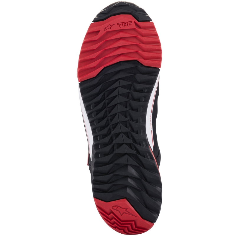 Колекция мотоциклетни ботуши Alpinestars CR-X Drystar MM93 черно-червено-бели