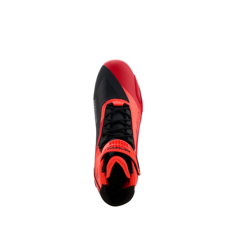 Мотоциклетни ботуши Alpinestars Faster-4 MM93, колекция fluo, червено-червено-черно