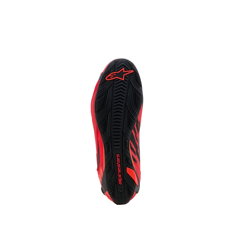 Мотоциклетни ботуши Alpinestars Faster-4 MM93, колекция fluo, червено-червено-черно