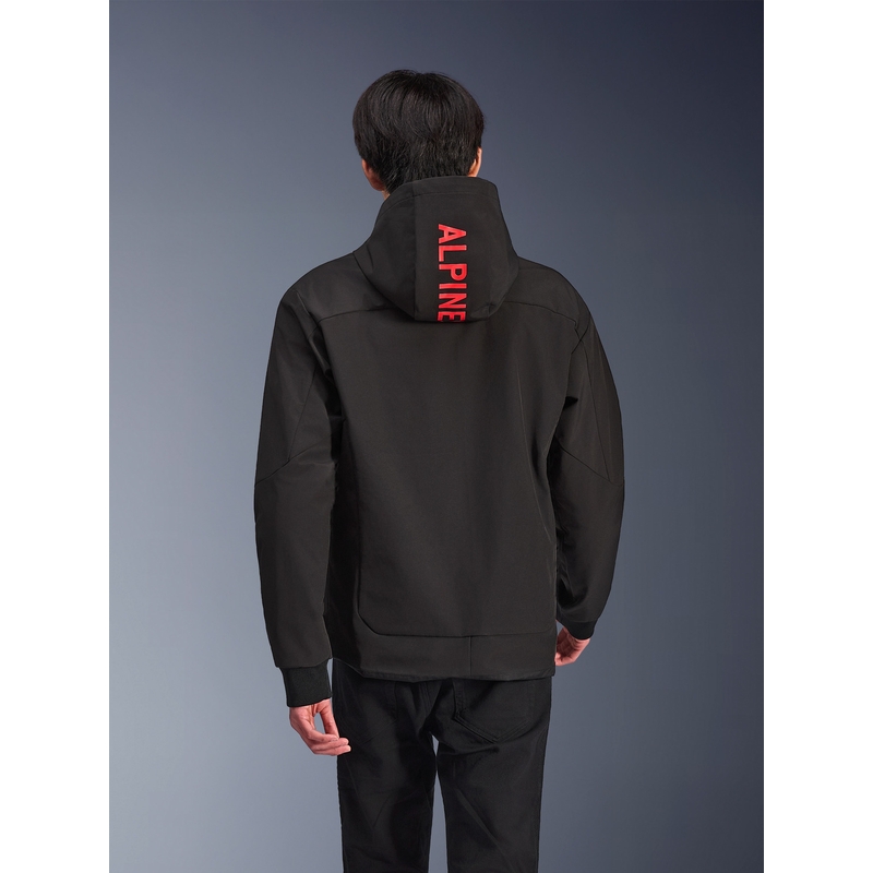 Alpinestars RADIUM TECH HOODIE мотоциклетен суитшърт черно-червен