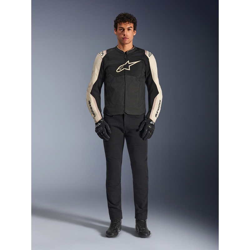 Мотоциклетно яке Alpinestars T-SPS Air V2, черно-пясъчно
