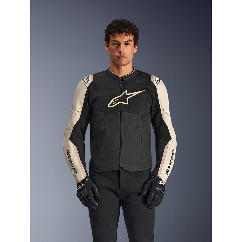 Мотоциклетно яке Alpinestars T-SPS Air V2, черно-пясъчно