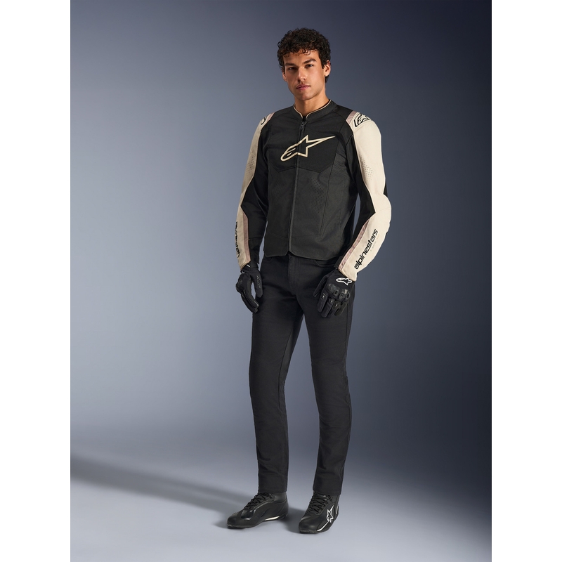 Мотоциклетно яке Alpinestars T-SPS Air V2, черно-пясъчно