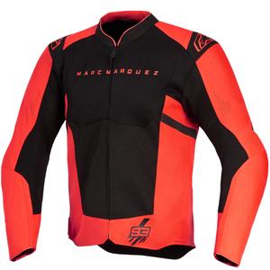 Мотоциклетно яке Alpinestars T-SPS Air V2 MM93, колекция fluo, червено-черно