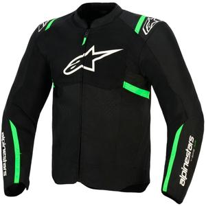 Мотоциклетно яке Alpinestars T-SPS Air V2, черно-флуоресцентно зелено