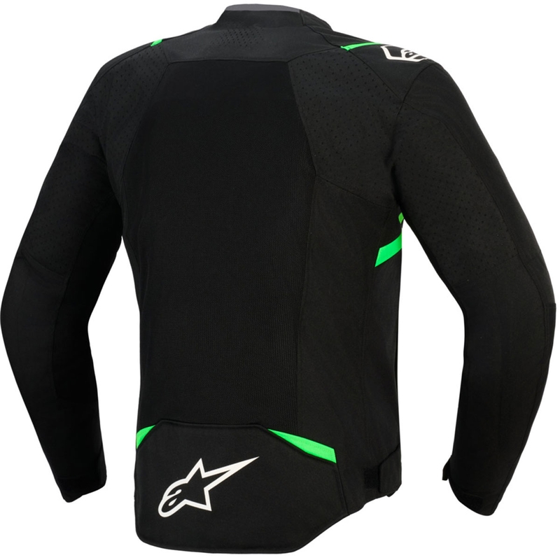 Мотоциклетно яке Alpinestars T-SPS Air V2, черно-флуоресцентно зелено
