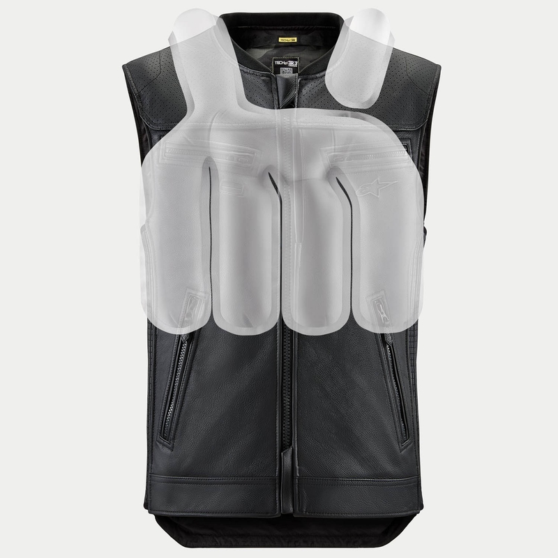 Жилетка с въздушна възглавница Alpinestars Tech-Air®3 V2 черна - II. качество