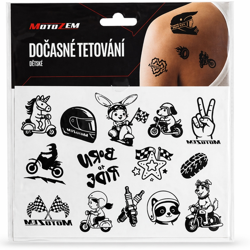 Временна татуировка MotoZem Детска