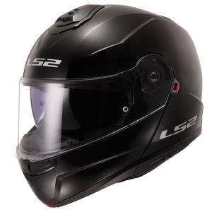 Каска с отваряне LS2 FF908 Strobe II, черна, гланцирана, 2 - II качество - II. качество