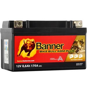 AGM батерия Banner Bike Bull AGM PLUS 509 01 (BGTZ10-S / GTZ10-S)