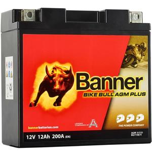 AGM батерия Banner Bike Bull AGM PLUS AGM PLUS 512 21 / BGT14B-4 - GT14B-4